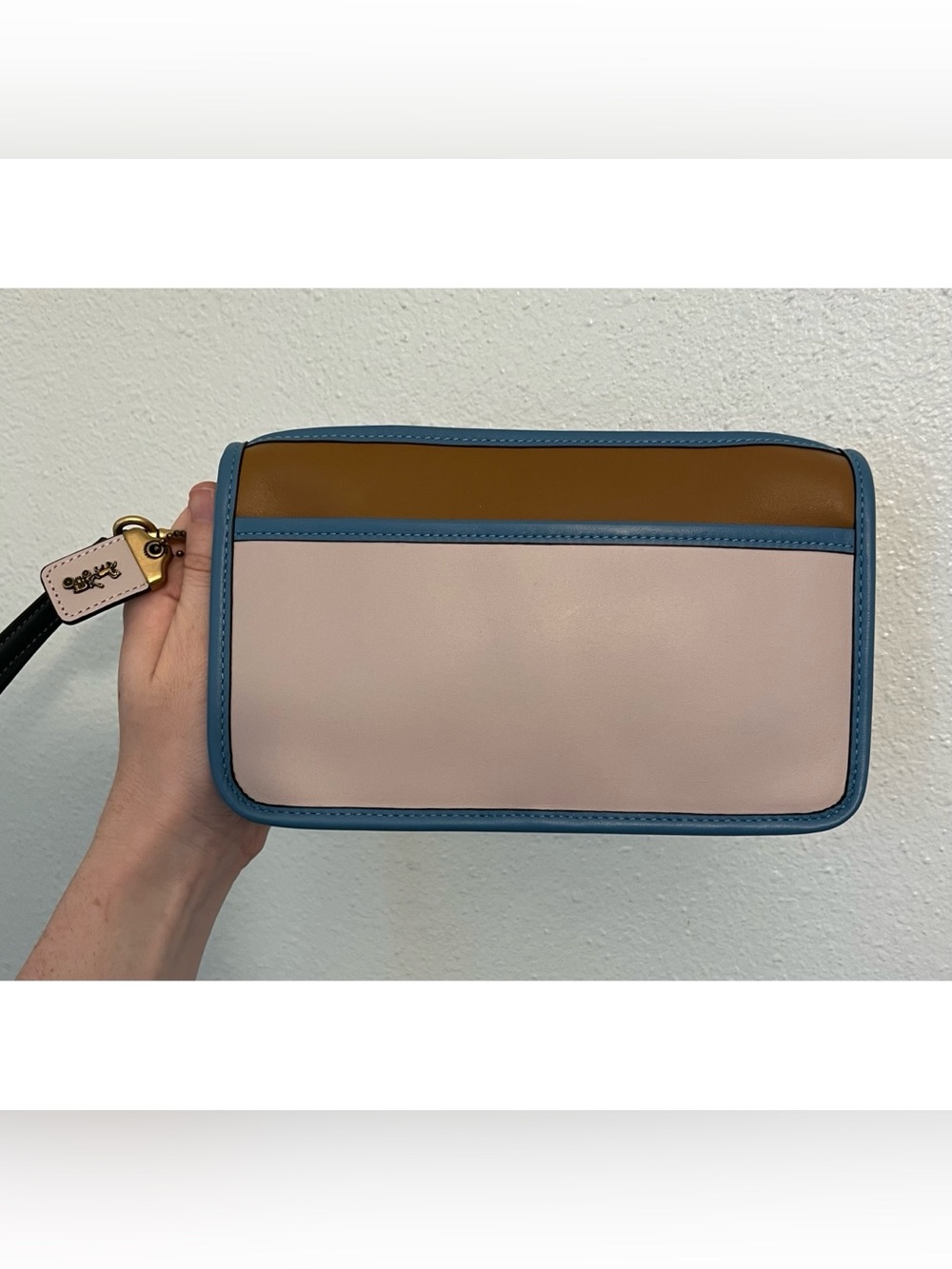 Coach 1941 Colorblock Wristlet Pouch!